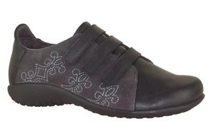 Naot Women's Mihi Shoe, Soft Black Leather, Size 40 - Picture 1 of 4