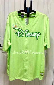 NUEVA CON ETIQUETA Camiseta de Béisbol Campanilla Parques Disney Adultos Peter Pan 2XL - Imagen 1 de 7