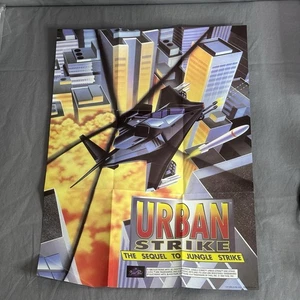 Póster de videojuego Nintendo URBAN STRIKE SNES 1995 - Imagen 1 de 2