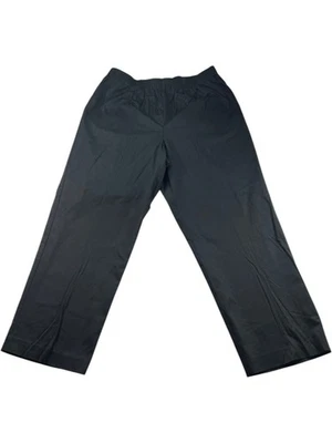 Alfred Dunner Pull On Pants Womens Size 16 Black Pockets Stretch New - Image 1 of 4