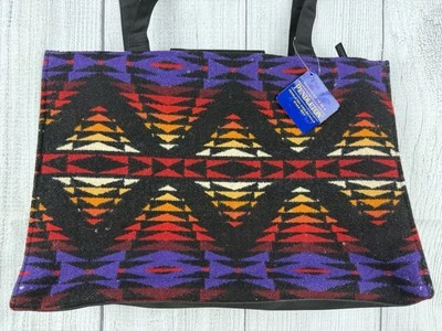¡NUEVO CON ETIQUETAS! Bolso de cercanías Pendleton de lana con cremallera multicolor Foto 1 de 4