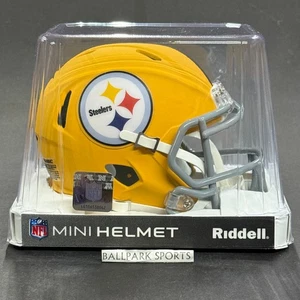 Pittsburgh Steelers 2025 Alternate Speed Mini Helmet Riddell NFL Brand New! - Picture 1 of 10
