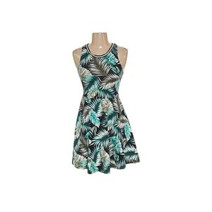 Blue Victoria's Secret Petite Floral A-Line Midi Dress - Picture 1 of 4