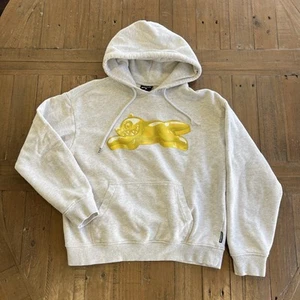 Icecream Bears Yellow Print BBC Hoodie Sweatshirt Large Lt Gray - Picture 1 of 8