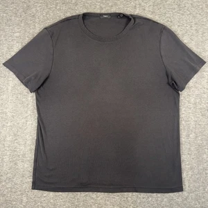 Theory Shirt Mens 2XL Black Essential Tee Modal Blend Stretch Crewneck Casual - Picture 1 of 8