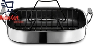 Sartén híbrida antiadherente HexClad con estante bandeja para hornear horno apta para lavavajillas - Imagen 1 de 10