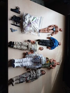 6X 90s Hasbro Action Man Figures and Accessories Job Lot Bundle - Picture 1 of 17