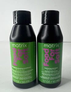 Matrix Food For Soft Shampoo & Conditioner 2pc Set Travel Size 1.7 oz - Picture 1 of 5