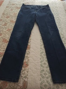 Pantalones de mezclilla para mujer Calvin Klein azules de pierna recta - talla 28 (8) - Imagen 1 de 4
