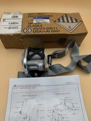 Cinturón de seguridad delantero izquierdo genuino OEM 88870-0W000-J4 2006-2009 Hyundai Santa Fe Foto 1 de 4