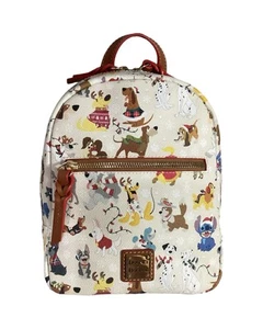 Dooney & Bourke X Disney Dogs Holiday Santa Tails Mini Backpack Stitch Dalmatian - Picture 1 of 12