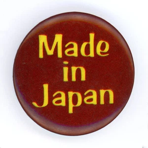 RARO Vintage Años 60 Hecho en Japón Pinback Botón Contracultura 1.25" Diámetro - Imagen 1 de 2