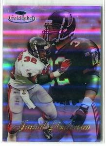 1998 Topps Gold Label Jamal Anderson BLACK LABEL CLASS 3 PARALLEL #3 FALCONS - Foto 1 di 1