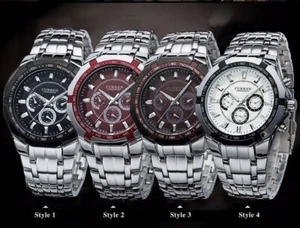 RELOJES DE PULSERA MARCA CURREN ACERO INOXIDABLE LUJO DEPORTIVO CUARZO HOMBRE - Bild 1 von 27