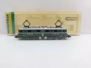 Minitrix N 2939 locomotora eléctrica Ae6/6, SBB, DC, cambio de luz, EXCELENTE en EMBALAJE ORIGINAL, probado #52853 - Imagen 1 de 7