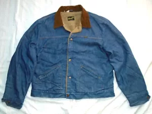 Chaqueta de Granero RARA De Colección Años 80 Wrangler Denim Pana Boa 48 Hecha en EE. UU. Tareas - Imagen 1 de 10