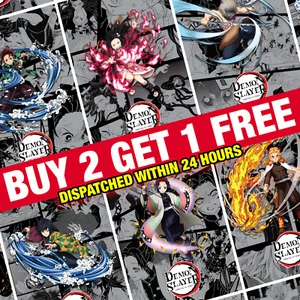 Dämonenjäger Charakter Manga Poster Anime Kunst Druck Wand Zuhause Zimmer Dekor A3 087 - Bild 1 von 19