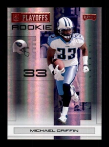 2007 Playoff NFL Playoffs #143 Michael Griffin Red Holofoil #/125 - Picture 1 of 2