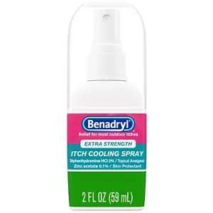 Benadryl EXTRA STÄRKE ITCH KÜHLSPRAY topisches Analgetikum / Hautschutzmittel - Bild 1 von 11