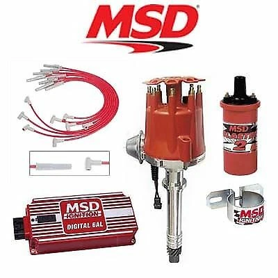KIT SKSPEED MSD 9011 EZKMSD - Digital 6AL/Dist/Cables/Bobina/ - BBC Vacuum Advance Foto 1 de 3