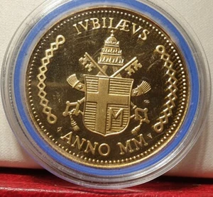 Jesus Christ 41mm French token medal anno 2000 Christianity  - Bild 1 von 2