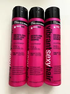 Champú conservador sexy sin sulfatos con bloqueo de color vibrante para cabello, 10,1 OZ (PAQUETE DE 3) - Imagen 1 de 1