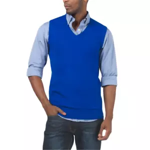 Pulloverweste Herren XL Kangol leicht weich Kleid Weste - Bild 1 von 7