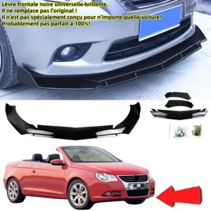Ajouter séparateur lèvre pare-chocs avant universel pour VW EOS 1F7 1F8 2006-10 - Imagen 1 de 20