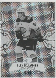 2024-25 UPPER DECK ICE GRAYSCALE PARALLEL #103 ROOKIE - OLEN ZELLWEGER 52/99 - Picture 1 of 1
