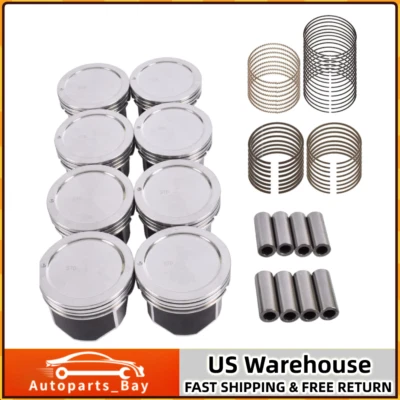 For 2003-2006 Dodge Ram Chrysler Jeep 5.7L V8 OHV Pistons & Rings Set 99.50mm - Image 1 of 4