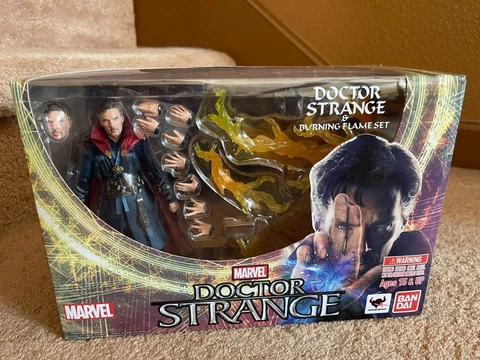 *NEW* SH Figuarts DOCTOR STRANGE & Burning Flame Set Marvel MCU Action Figure Cover