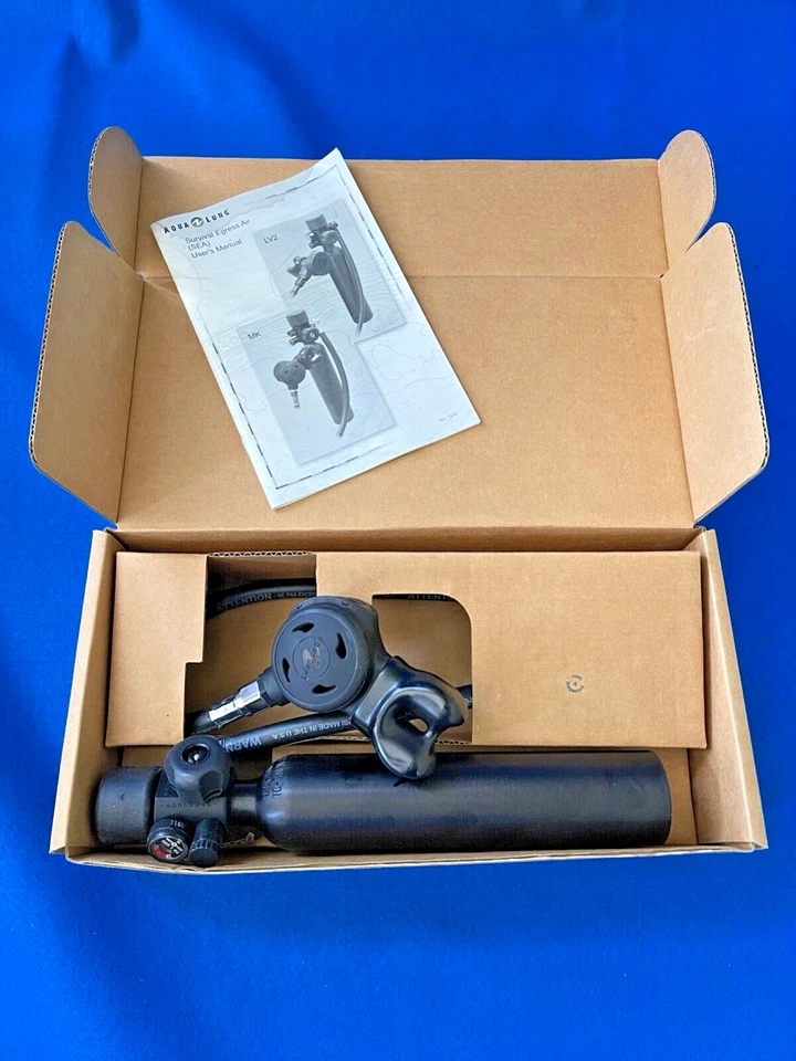 (2) Aqua Lung Survival Egress Air (sea) 1 Fill Adapter for Sea 2pcktforsea