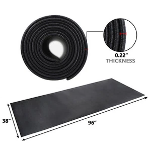 2PCS Exercise Equipment Mat Gym Bike Floor Protector Treadmill Mat 96'' x 38'' - Picture 1 of 7