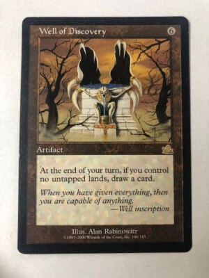 Well of Discovery Prohecy 2000 LP Condition Magic Cards, COMBINED SHIPPING - Image 1 of 2
