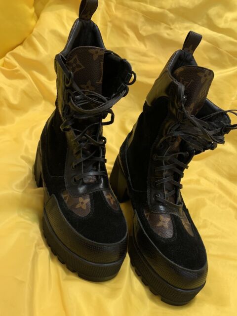 Louis Vuitton  Boots, Leather boots, Cute shoes