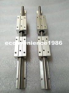2 pcs SBR12-1400mm Linear rail & 4 pcs SBR12LUU Long Rounter Block bearing - Picture 1 of 1