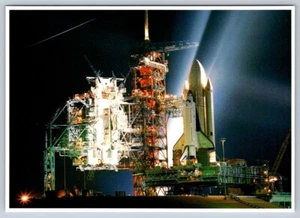 NASA Space Shuttle, Launch Complex 39A, Florida FL, Chrome Card - Picture 1 of 2