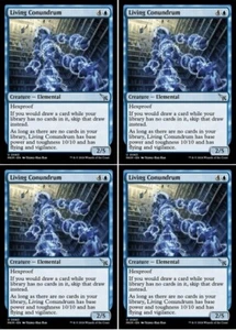 MTG - 4x LIVING CONUNDRUM - Murders at Karlov Manor (U) - Picture 1 of 1