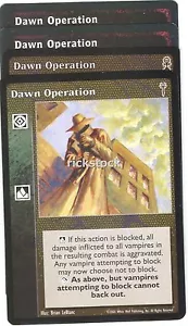 Dawn Operation x4 LoB AE Jyhad Lote C VTES - Imagen 1 de 1