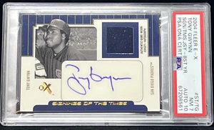 2004 Fleer Ex Signings Of The Times #19 Tony Gwynn Jersey AUTO /94 PSA 7 AUTO 10 - Picture 1 of 4