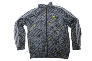 Adidas Track Jacket Boys 164 13-14 Y Logo All over Print Street School RARE 2010 - Picture 1 of 9