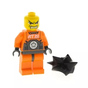 1x Lego Minifigure Exo-Force Gate Guard Orange Double Head Hair 7705 7706 EXF002 - Picture 1 of 1