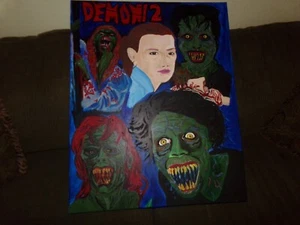 24x30 Demons 2, Dario Argento, Acrylbild - Bild 1 von 3