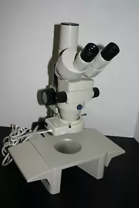 Nikon SMZ-2T stereozoom microscopio trinoculare Nikon diascopico pronto per foto - Foto 1 di 7