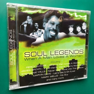 Soul Legends WHEN A MAN LOVES A WOMAN CD Percy Sledge Mary Wells Drifters SEALED - Image 1 of 4