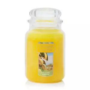 Yankee Candle Sicilian Lemon Original Large Scented Jar Candle, 22 oz - Picture 1 of 24