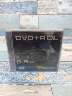 Traxdata 8.5Gb +R DUal Layer 240mins ea  Sealed X2  - Image 1 of 4
