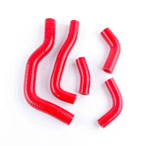 Kit de manguera de radiador de tubo de goma de silicona rojo para Honda CRF450R 2005 2006 2007 2008 - Imagen 1 de 16