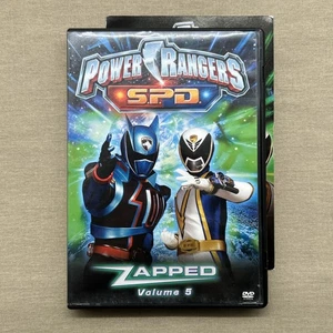 Power Rangers S.P.D. Vol. 5 - Zapped (DVD 2005 + Guide 5 Eps) Space Patrol Delta - Picture 1 of 11