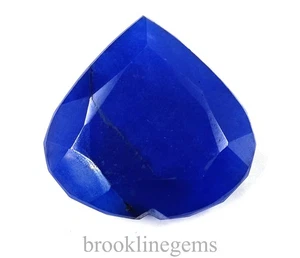 Gran oferta de 399,5 quilates con certificación EGL venta gemas sueltas en forma de corazón de zafiro azul 5DSU - Imagen 1 de 7